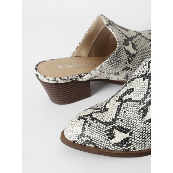 Chinese Laundry | NWT Catherin Snake Mules - Picture 4 of 13